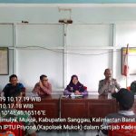 Kapolsek Mukok Hadiri Kegiatan Serah Terima Jabatan Kepala Desa Tri Mulya