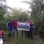 Brigadir Billy Deskara Sosialisasikan Stop Karhutla Menggunakan Spanduk