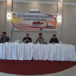 Kabag Ops Polres Sanggau Berikan Sambutan dan Materi Evaluasi Fasilitasi Pemilu 2019