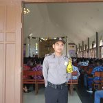 Brigadir Sapto Laksanakan Pam Gereja