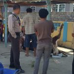 Bhabinkamtibmas Monitoring Penyembelehan Hewan Kurban