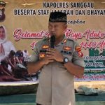 Polres Sanggau Sembelih Hewan Kurban