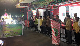 Kapolres Sanggau Hadir dalam Pelepasan Pawai Takbir Keriang Idul Adha