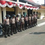 KBO Sabhara Polres Sanggau berikan Arahan kepada Anggota sebelum Patroli
