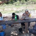 Brigadir Billy Deskara Sambangi Desa Lomur II dan Berikan Himbauan Stop Karhutla