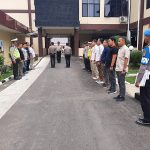 Serah Terima Piket Penjagaan dan Piket Fungsi Polres Sanggau