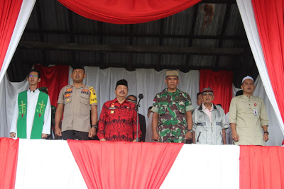 Polres Sanggau Adakan Doa Bersama Dalam Rangka Menjaga Keutuhan dan Kesatuan NKRI