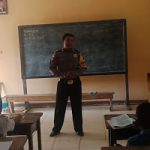 Sambangi SDN 07 Bantan Bhabinkamtibmas Sampaikan Tentang Aturan Lalulintas