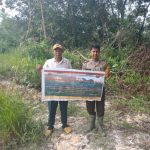 Menggunakan Spanduk Bhabinkamtibmas Himbau Karhutla