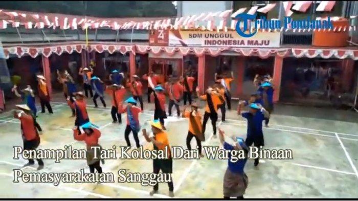 VIDEO: Penampilan Tari Kolosal Dari Warga Binaan Pemasyarakatan Sanggau