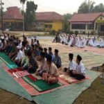 Berharap Turun Hujan, Polsek Meliau Gelar Sholat Istisqo
