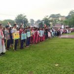 Pawai Bulan Kitab Suci Nasional Tahun 2019 di Kabupaten Sanggau Meriah