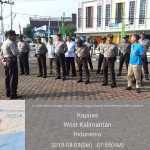 Kasat Binmas Polres Sanggau Pimpin Apel Kesiapan Ops Bina Karuna II Kapuas 2019