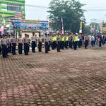 Wakapolres Sanggau Sanggau Pimpin Pelaksanaan Apel Pagi