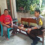 Melalui Dialog Bersama Masyarakat Bhabinkamtibmas Berikan Himbauan Kamtibmas