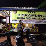 Kontrol Pos Kamling Bhabinkamtibmas Sampaikan Psan Kamtibmas