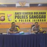 Anev Bulanan Polres Sanggau