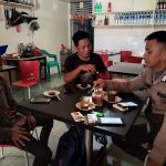 Ngopi Bhabinkamtibmas Sampaikan Himbauan Kamtibmas
