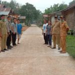 Pererat Silaturahmi, Bhabinkamtibmas Sambang ke Perangkat Desa Beginjan