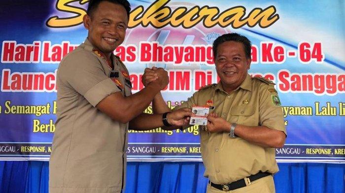 Polres Sanggau Gelar Syukuran Hut Lalu Lintas Bhayangkara ke-64 dan Launching Smart SIM