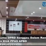 VIDEO: Rapat Paripurna DPRD Sanggau Dalam Rangka Pembahasan KUA PPAS APBD Perubahan Tahun 2019