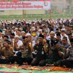 Polusi Asap Melanda, Polres Sanggau Gelar Salat Istisqa