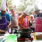 HUT DWP XX Tahun 2019, Bupati Sanggau, Paolus Hadi Ikut Memeriahkan Lomba Nasi Goreng Antar SKPD Kabupaten Sanggau