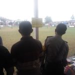 Pam Pertandingan Sepak Bola Bhabinkamtibmas Hindaru Tindak Kejahatan