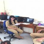 Sambangi Kantor Desa Brigadir Yanmaro Berikan Himbauan Stop Hoax