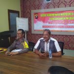 Rapat Kordinasi Bersama Awak Media di Ruang PPKO Polres Sanggau