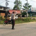 Strong Point Pagi Bhabinkamtibmas di Depan SMAN 1 Kembayan