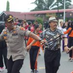 Polres Sanggau Gelar Tarian Massal Dalam Keberagaman