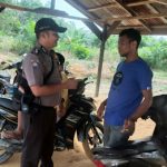 Waspada Curanmor Bhabinkamtibmas Sambangi Warga Desa Binaan
