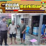 Sambangi Warga, Bhabinkamtibmas Desa Bungkang Ajak Masyarakat Menolak Isu Sara dan Berita Hoax