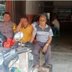 Sambil Ngopi Brigadir Novi Iswandi Berikan Himbauan Kamtibmas