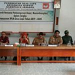 Bripka Darmawan Hadiri Kegiatan Musrembangdes di Gedung Pertemuaan Umum Desa Lape