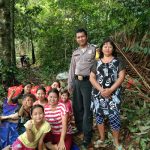 Himbau Jangan Membuka Lahan Dengan Cara di Bakar Bhabinkamtibmas Laksanakan Melakui Patroli