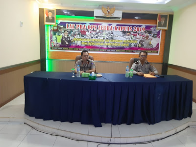 Wakapolres Sanggau Pimpin Lat Pra Ops Zebra Kapuas 2019