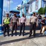 Personil Polres Sanggau Amankan Ibadah Minggu di Gereja