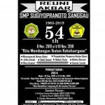 SMP Sugiyopranoto Sanggau Bakal Gelar Reuni Akbar 1, Seluruh Alumni Diundang