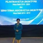 Ketua TP-PKK Kabupaten Sanggau Ny.Arita Apolina Hadir Dalam Pelantikan Ketua Umum TP-PKK Pusat