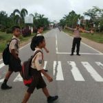Strong Point Pagi Bhabinkamtibmas di SMPN 1 Kembayan