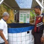 Sambang Masyarakat yang Budidaya Ikan Lele Bhabinkamtibmas Himbau Pesan Kamtibmas