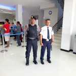 Memberikan Rasa Aman dan Nyaman di Bank, Satuan Sabhara Polres Sanggau Lakukan Pengamanan Objek Vital