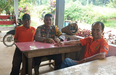 Bhabinkamtibmas Desa Kuala Rosan Melaksanakan Sambang di KUD