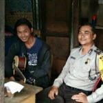 Sambangi Pemuda Bhabinkamtibmas Himbau Bijak Menggunakan Medsos