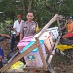 Patroli Sambang Penjual Keliling Brigpol Sapto Sampaikan Himbauan kamtibmas