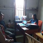 Bhabinkamtibmas Koordinasi dengan Perangkat Desa