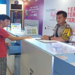 Bhabinkamtibmas Melaksanakan Patroli di Konter HP