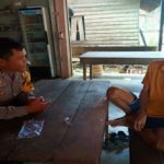 Sambang Masyarakat Bripka Saefudin Berikan Himbauan Kamtibmas